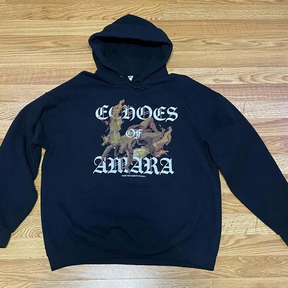 Echoes of Amara - “I Flew Too Close To The Sun” Black Hoodie XL